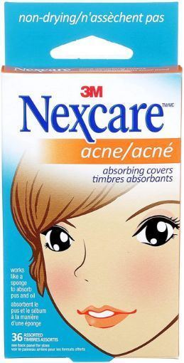 Picture of 3M NEXCARE ACNE ABSORBING COVERS 36S